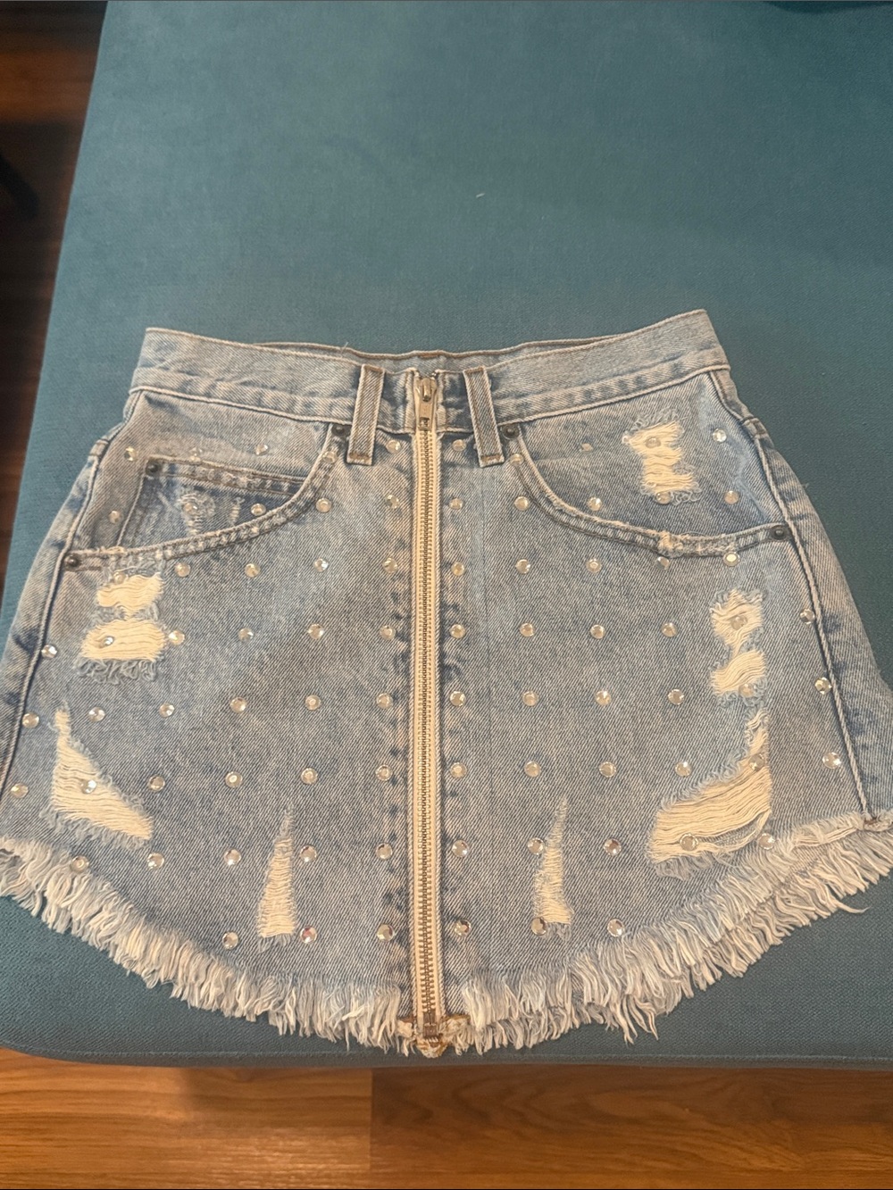 LF Carmar Mini Jean Skirt